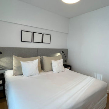 Decoración Depto quartier // Atlántico arqs
