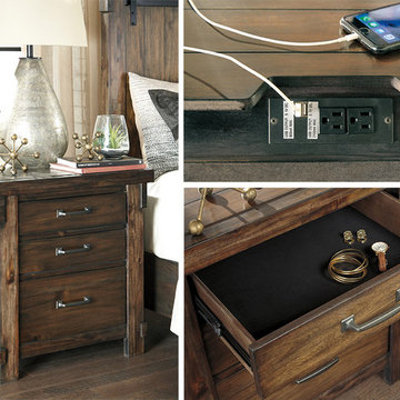 Lucas Three Drawer Nightstand | Foundry45 by Star Furniture