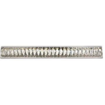 Monroe Integrated LED Chip Light Chrome Wall Sconce