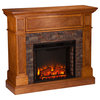 Conlyn Stone Look Convertible Electric Media Fireplace