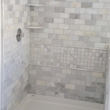 Bestbath shower pan low threshold center drain shower pan tile ready shower pan