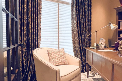 Example of a home office design in Other