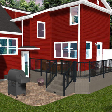 Halifax low maintenance TimberTech Terrain composite decking