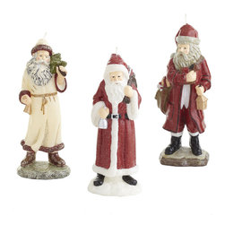 OLD WORLD SANTA CANDLES - NEW - Candleholders