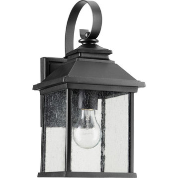 Quorum 7940-7-69 One Light Outdoor Lantern, Black Finish