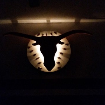 TEXAS LONGHORNS THEMED ROOM