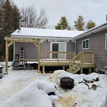 Fryeburg Addition- New England Family Room Addition, Traditional Yet Rustic