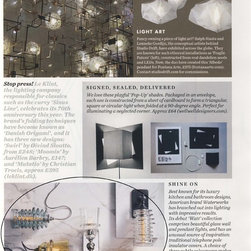Elle Decoration, UK, November 2013: Lighting News - Lighting