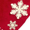 Tacked Snowflake Tree Skirt