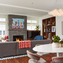Books Fireplace Tv