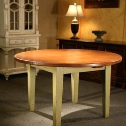 Large Thick Top Round Kitchen Tables - Table &agrave; manger