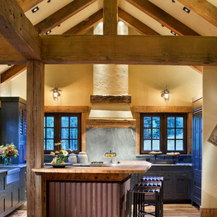 75 Beautiful Kitchen With Distressed Cabinets And Soapstone