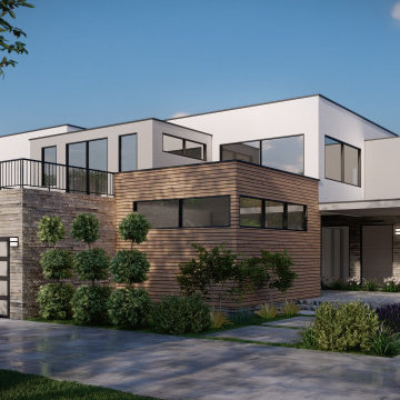 Exterior Design - Modern House in Burlingame