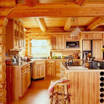 Log Home Kitchens