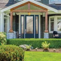Masonite Performance Door System Flush-Glazed VistaGrande &frac34; Lite Exterior Fiberglass Door - Front Doors