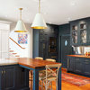 Kitchen of the Week:  Inefficient Pantries Make Way for a Bar