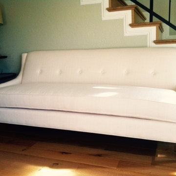 Light Brown High Back Modern Sofa | The Sofa Company
