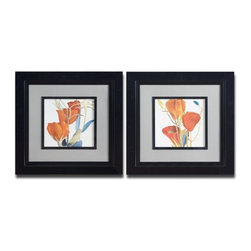 www.essentialsinside.com: red grandiflorum, wall art - Artwork