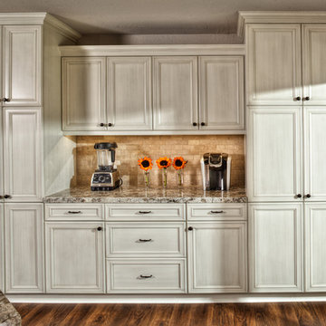 Extra storage in the kitchen.