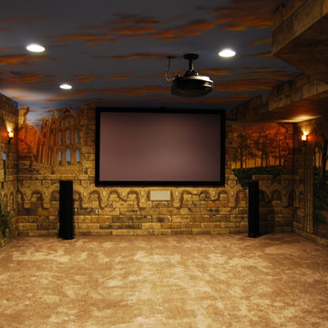 Ceiling Mural Gallery "The 5th Wall" by Tom Taylor of Wow Effects