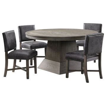 Picket House Furnishings Modesto 5 Piece Dining Set With Grey D.2660.5PC