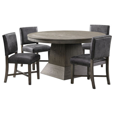 Picket House Furnishings Modesto 5 Piece Dining Set With Grey D.2660.5PC