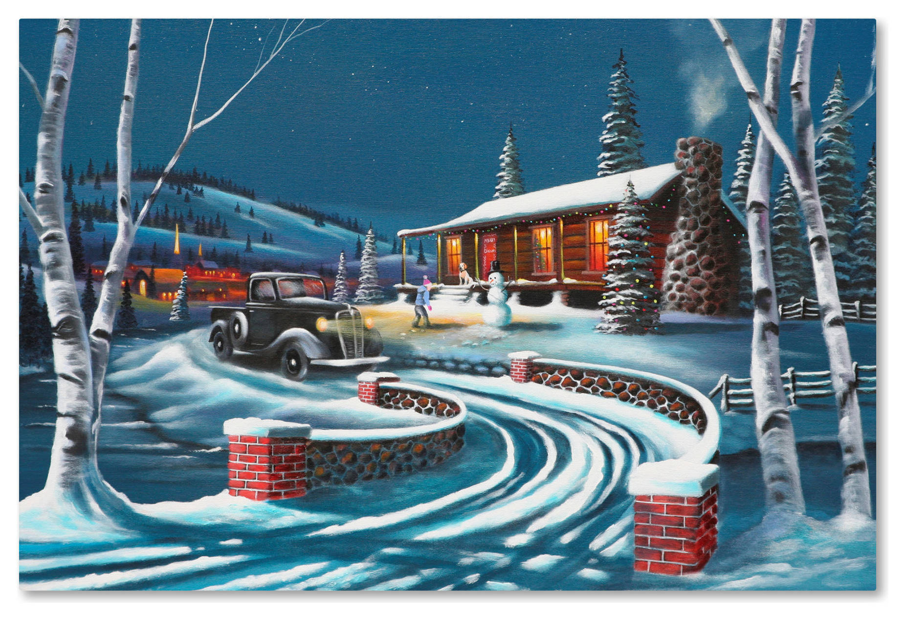 Geno Peoples 'Enchanted Christmas' Canvas Art, 12