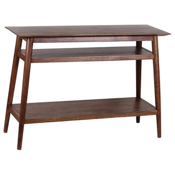 Porter Designs Portola Solid Acacia Wood Console Table - Brown