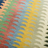Persian Kilim Fars 3'5"x3'4" Hand Woven Oriental Rug