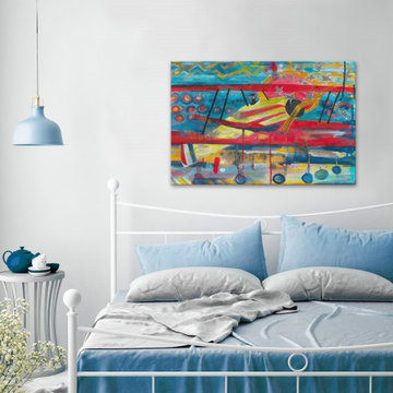 "Believe You Are Wright" Painting Print on Wrapped Canvas
