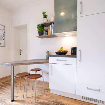 Küchenrenovierung: Renovierung mit neuer Sitz-Theke