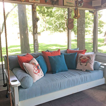 Beachy Sunbrella sunroom update