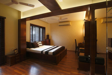 Example of a zen bedroom design in Mumbai