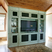 tv built in cabinet