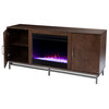 Venallo Color Changing Fireplace With Media Storage