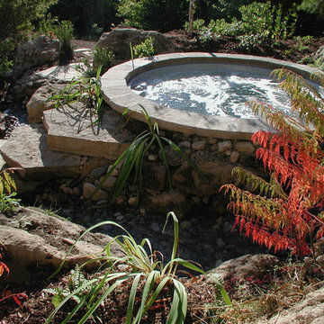Natural Stone Hot Tub