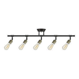 Rennes 4 Light Dark Bronze Track Lighting Bulbs Included Rennes 4 Light Dark Bronze Track