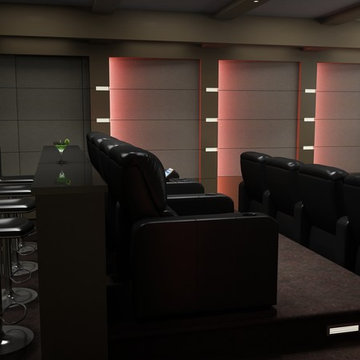 Scarlet Getaway Custom Theatre