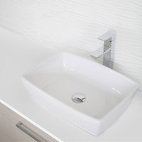 STYLISH Vessel Sink Single Hole Bathroom Faucet, Polished Chrome