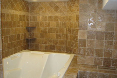 Porcelain tile bathroom photo in Philadelphia