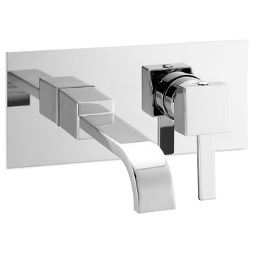 H-Due Single Handle Wall Mounted Tub Filler