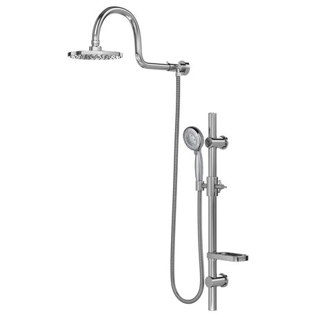 AquaRain ShowerSpa Shower System, Chrome