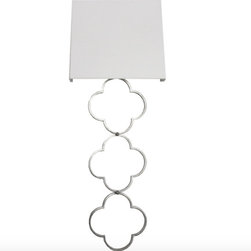 Worlds Away Elizabeth Silver Leaf Wall Sconce - Wall Sconces