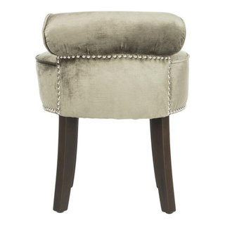 Georgia Vanity Stool Mcr4546H Transitional Vanity Stools And