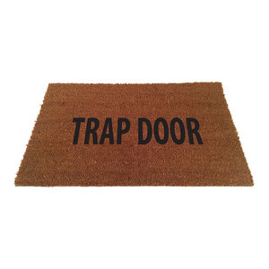 Chihuahua Silhouette Coir Doormat Contemporary Doormats By