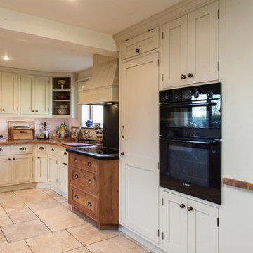 Traditional kitchen in a barn conversion