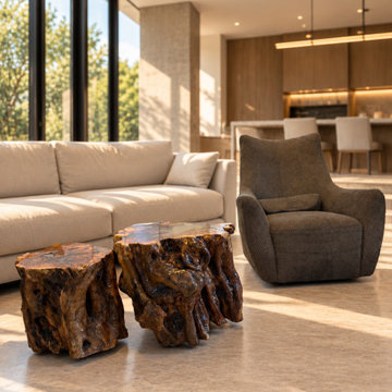 Olive Trunks Luxe Table