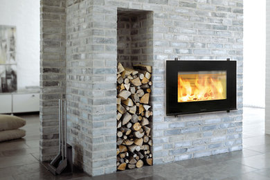 Modern Euro Wood Fireplace and Stove