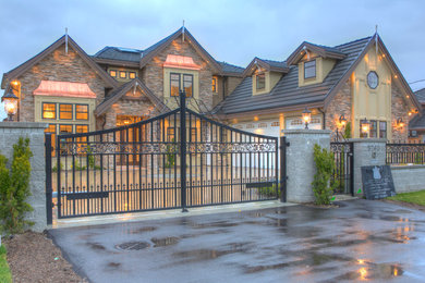 Inspiration for a timeless exterior home remodel in Vancouver