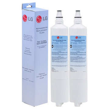 Genuine OEM LG LT600P Premium Replacement Fridge Water Filter, Set of 2